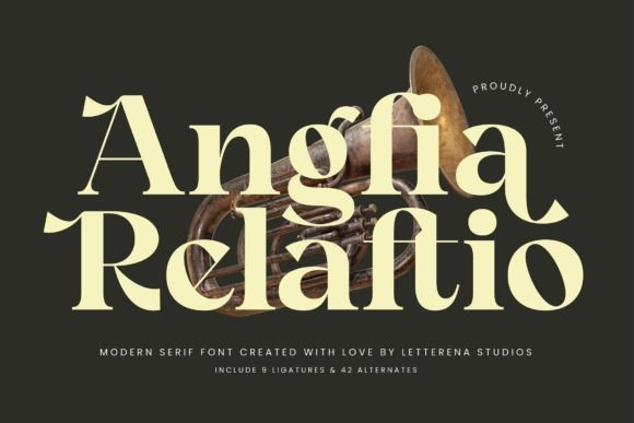 Angfia Relaftio: A Serif Font That Elevates Branding