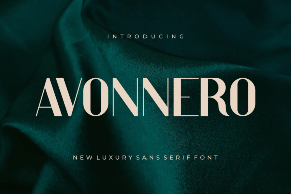 Avonnero: A Modern Luxury Font for Professional Branding