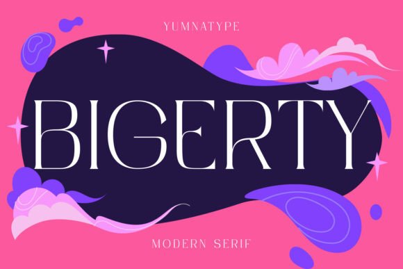 Bigerty: A Modern Serif Font for Thoughtful Editorial Design