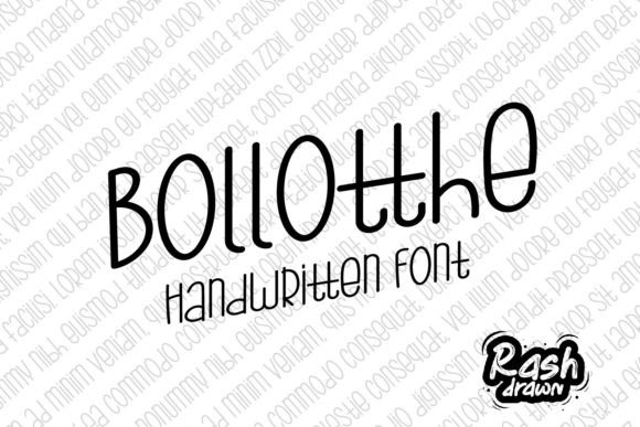 Bollotthe: A Modern Sans-Serif Font for Web Design