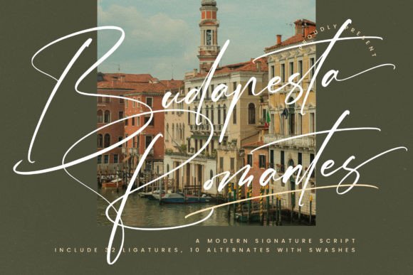 Budapesta Romantes Font for Web Design