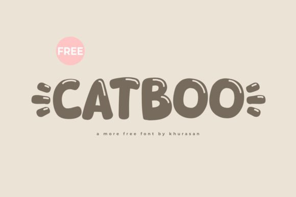 Catboo: A Modern Display Typeface for Editorial Design