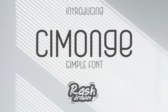 Cimonge: A Modern Script Font for Web Design
