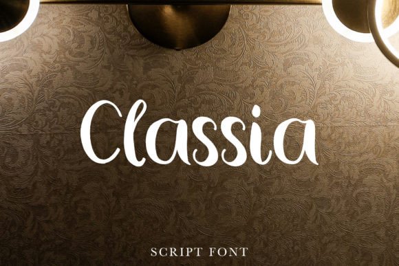 Classia: A Modern Handwritten Font for Digital Design