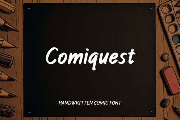 Comiquest: A Handwritten Comic Font for Modern Branding