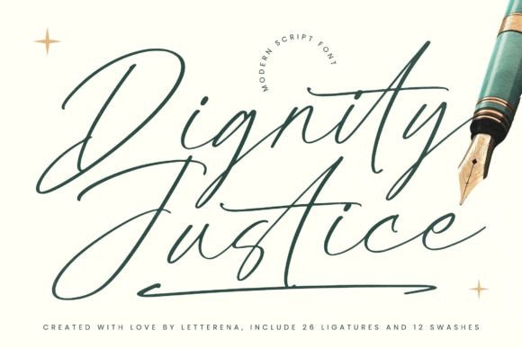 Dignity Justice Font for Modern Web Design