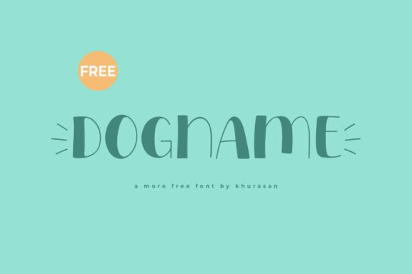 Dogname: A Modern Display Font for Impactful Web Design