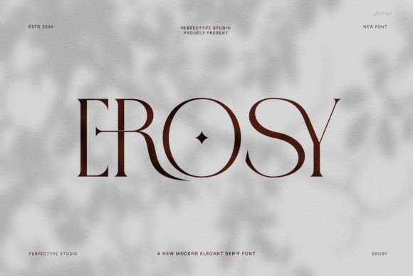 Erosy: A Modern Serif Font for Campaign Creatives