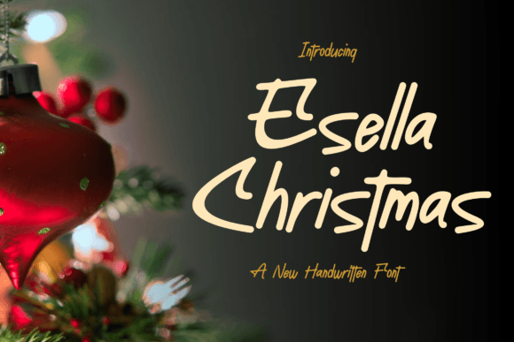 Esella Christmas: A Bold Font for Modern Web Design