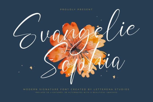 Evangelie Sophia: A Luxurious Script Font for Web Design