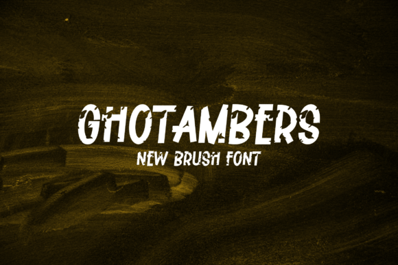 Ghotambers: A Hand-Drawn Font for Creative Makers