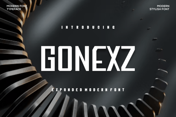 Gonexz: A Modern Sans Serif Font for Web Design