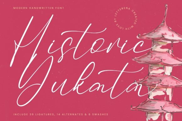 Historic Yukata Font Review for Branding Projects