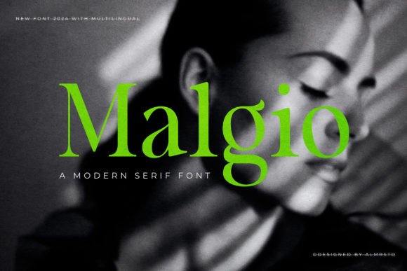 Malgio Serif Font for Modern Editorial Design