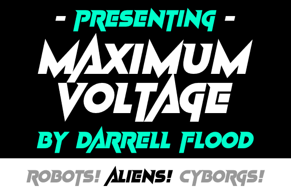 Maximum Voltage Font for Bold Digital Branding