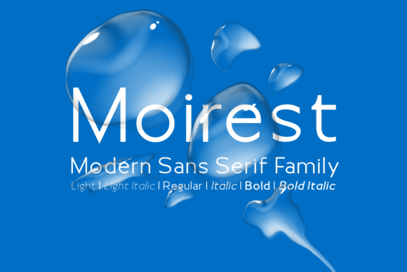 Moirest: A Modern Sans Serif Font for Digital Marketing