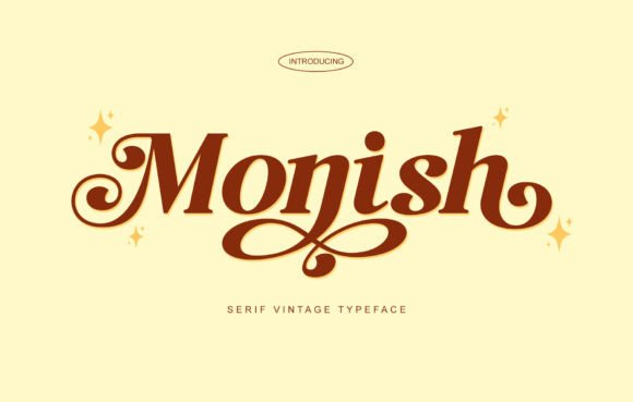 Monish: A Serif Font That Elevates Branding with Timeless Elegance