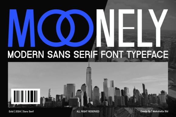 Moonely: A Modern Sans Serif Font for Campaign Creativity
