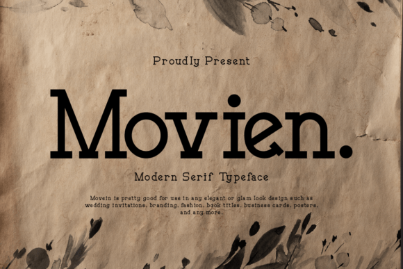 Movein Font for Handmade and Commercial Projects