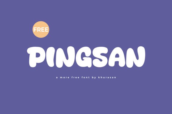 Pingsan: A Modern Display Typeface for High-Impact Campaigns