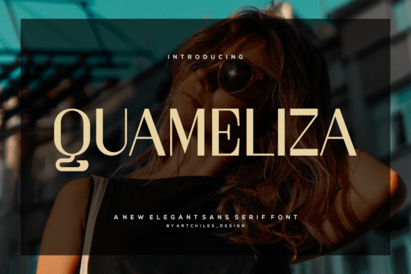 Quameliza: A Modern Sans Serif Font for Professional Branding