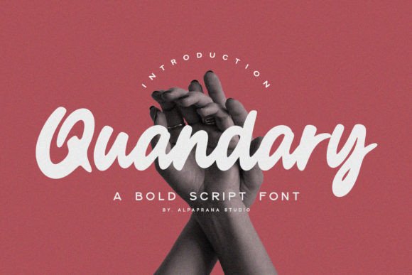 Quandary: The Script Font That Elevates Your Campaigns