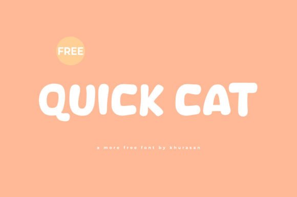Quick Cat: The Modern Display Typeface for High-Impact Campaigns