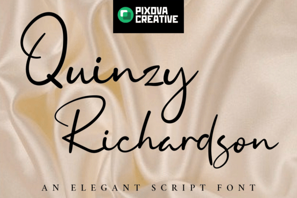 Quinzy Richardson: A Script Font for Modern Branding