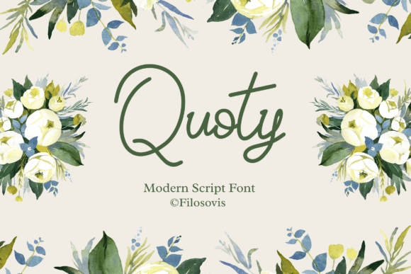 Quoty: A Playful Script Font for Bold Branding