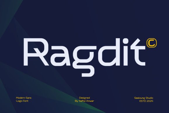 Ragdit: A Modern Sans Serif Typeface for Editorial Design