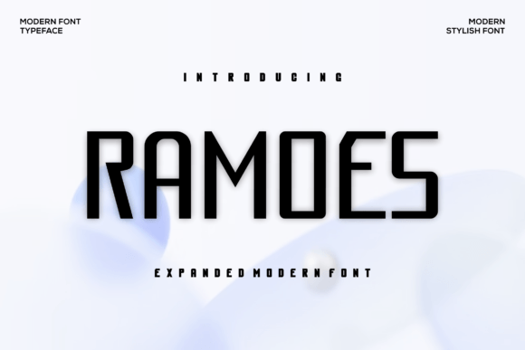 Ramoes: A Modern Sans Serif Font for Digital Design