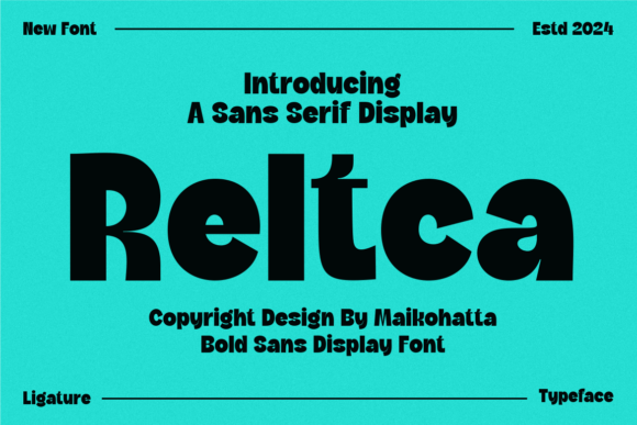 Reltca Sans Serif Font for Professional Branding