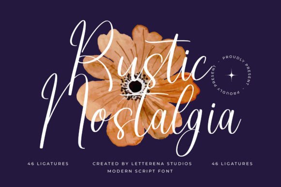 Rustic Nostalgia Font for Handmade Creations