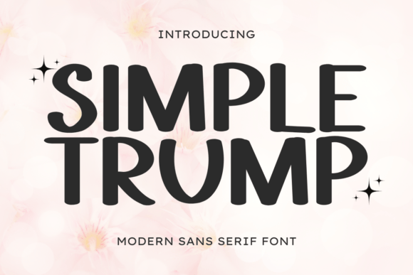 Simple Trump Font for a Polished Brand Look