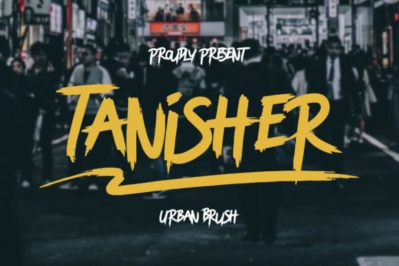 Tanisher Font for Modern Web Design