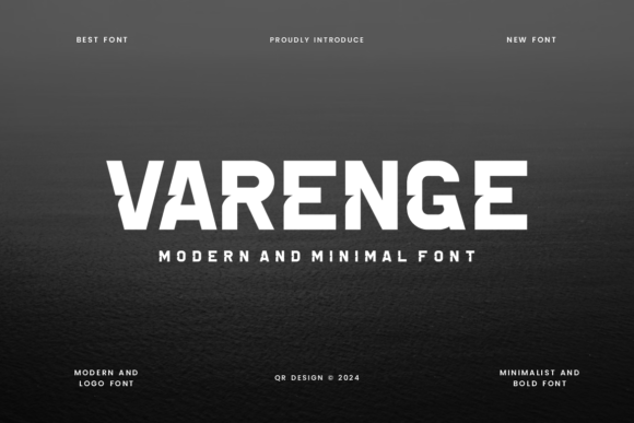 Varenge: A Modern Sans Serif Font for Craft Creations