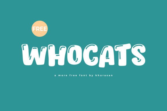 Whocats: A Modern Display Typeface for High-Impact Campaigns