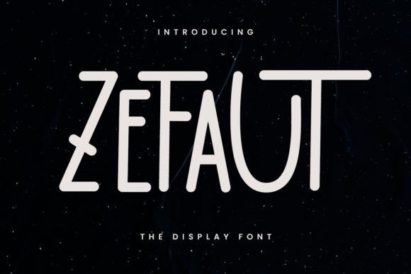 Zefaut: A Bold Sans Serif Font for Modern Branding